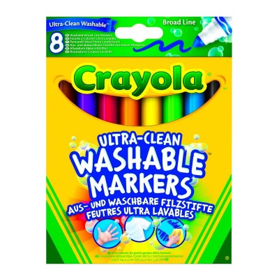 8 gros crayons ultra lavables - viv58-8328-e-000  Crayola    794006